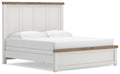 Savonport Farmhouse Panel Bed, Linen