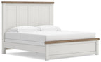 Savonport Farmhouse Panel Bed, Linen