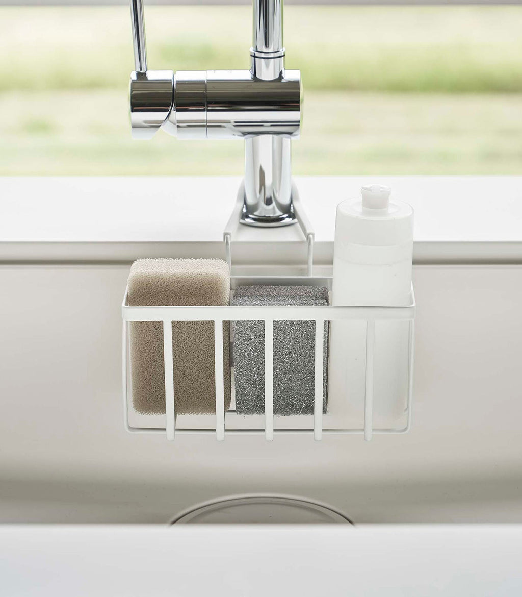 Faucet-Hanging Sponge Caddy by Yamazaki Home