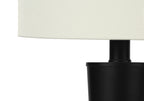 Table Lamp in Black Metal with USB port, set of 2