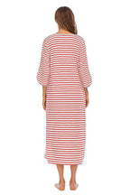 Pajama Dress with Round Neck