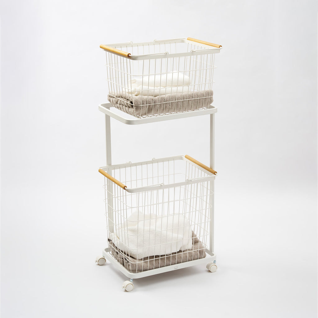 Rolling Laundry Cart by Yamazaki Home