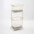 Rolling Laundry Cart by Yamazaki Home