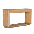 Fluted Console Table with 2-Drawers