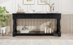 Console Table 63" with Drawers and Shelf