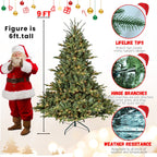 LED Evergreen Christmas Tree - 5 ft tall