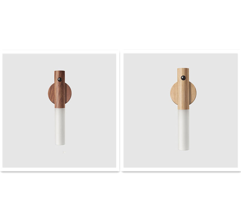LED USB Wood Wireless Light with Motion Sensor by Vivalo