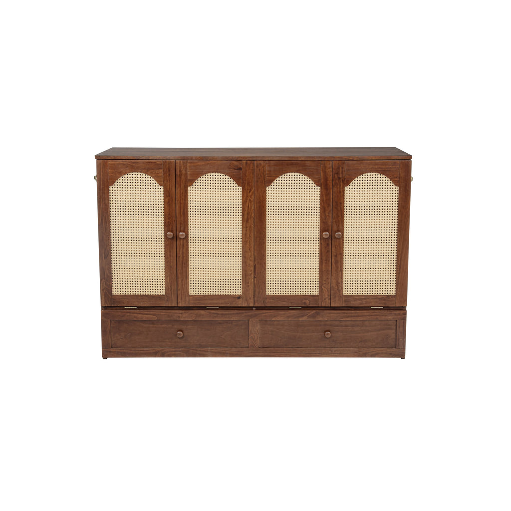 Platform Murphy Bed Cabinet, QUEEN