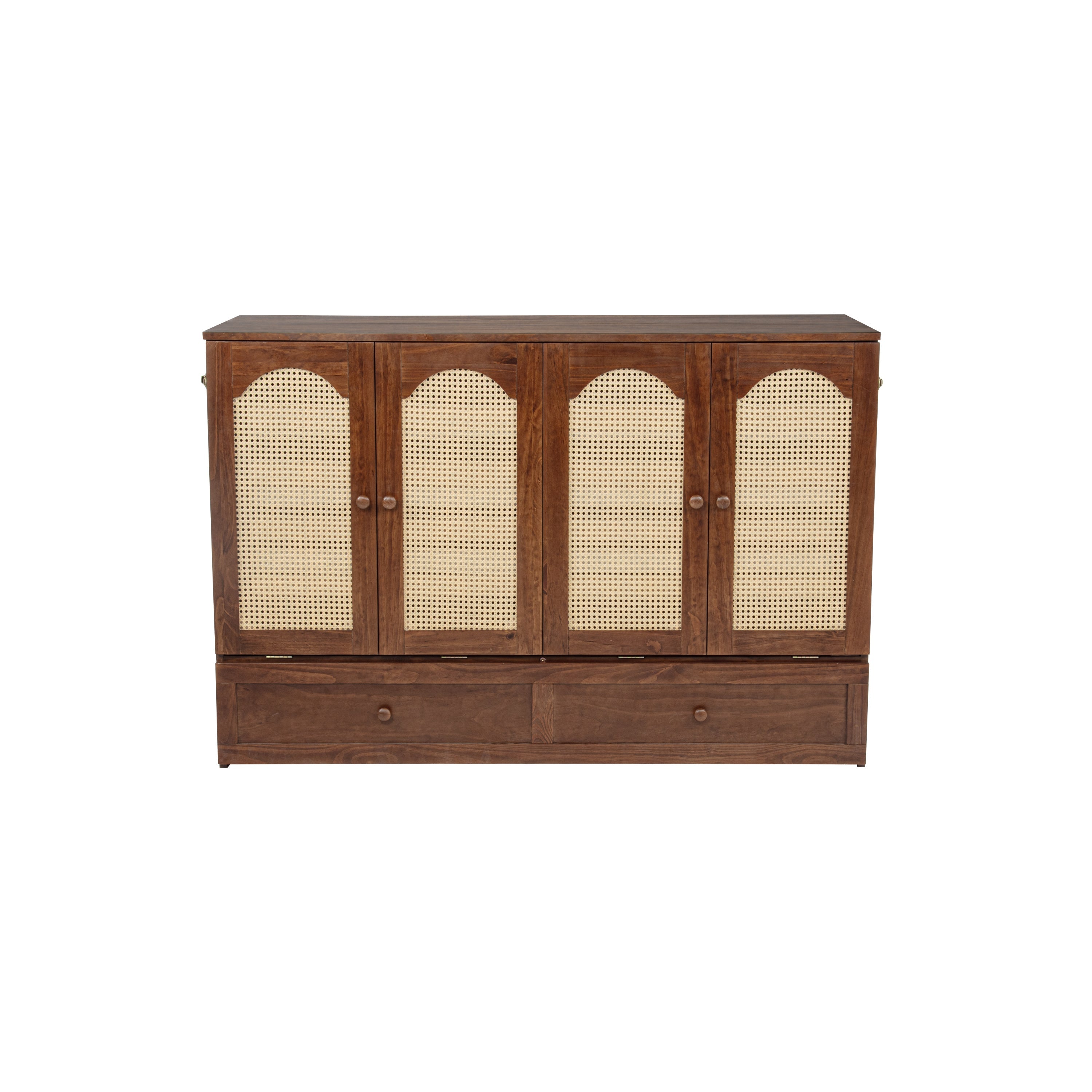 Platform Murphy Bed Cabinet, QUEEN