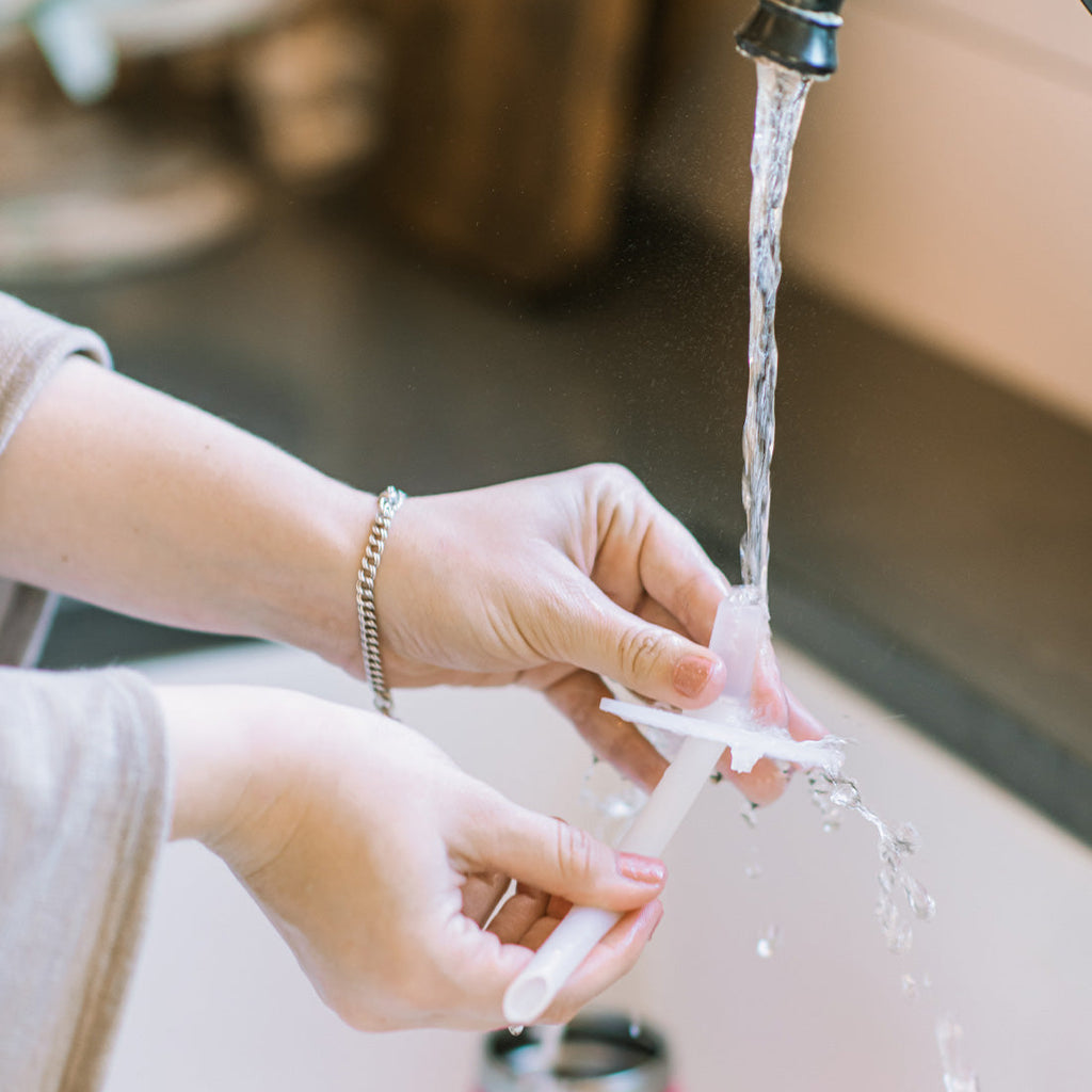 Silicone Straw Tops by Mason Bottle, set of 2