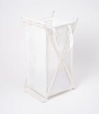 Laundry Hamper with Cotton Carry Bag in Steel Frame