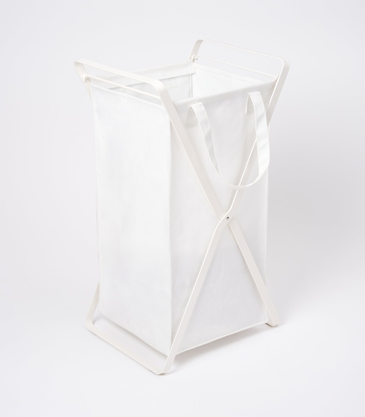 Laundry Hamper with Cotton Carry Bag in Steel Frame