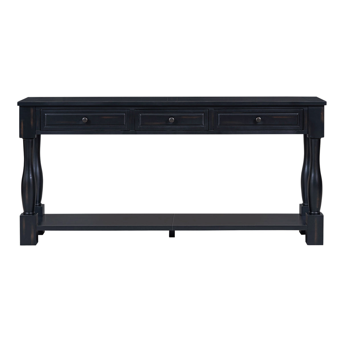Console Table 63" with Drawers and Shelf