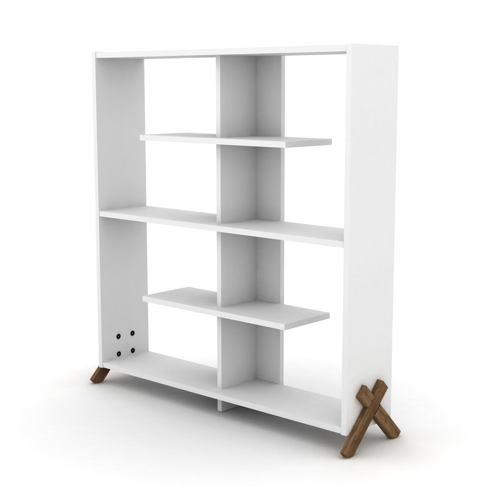 Kipp Bookcase with Open Back and Shelving