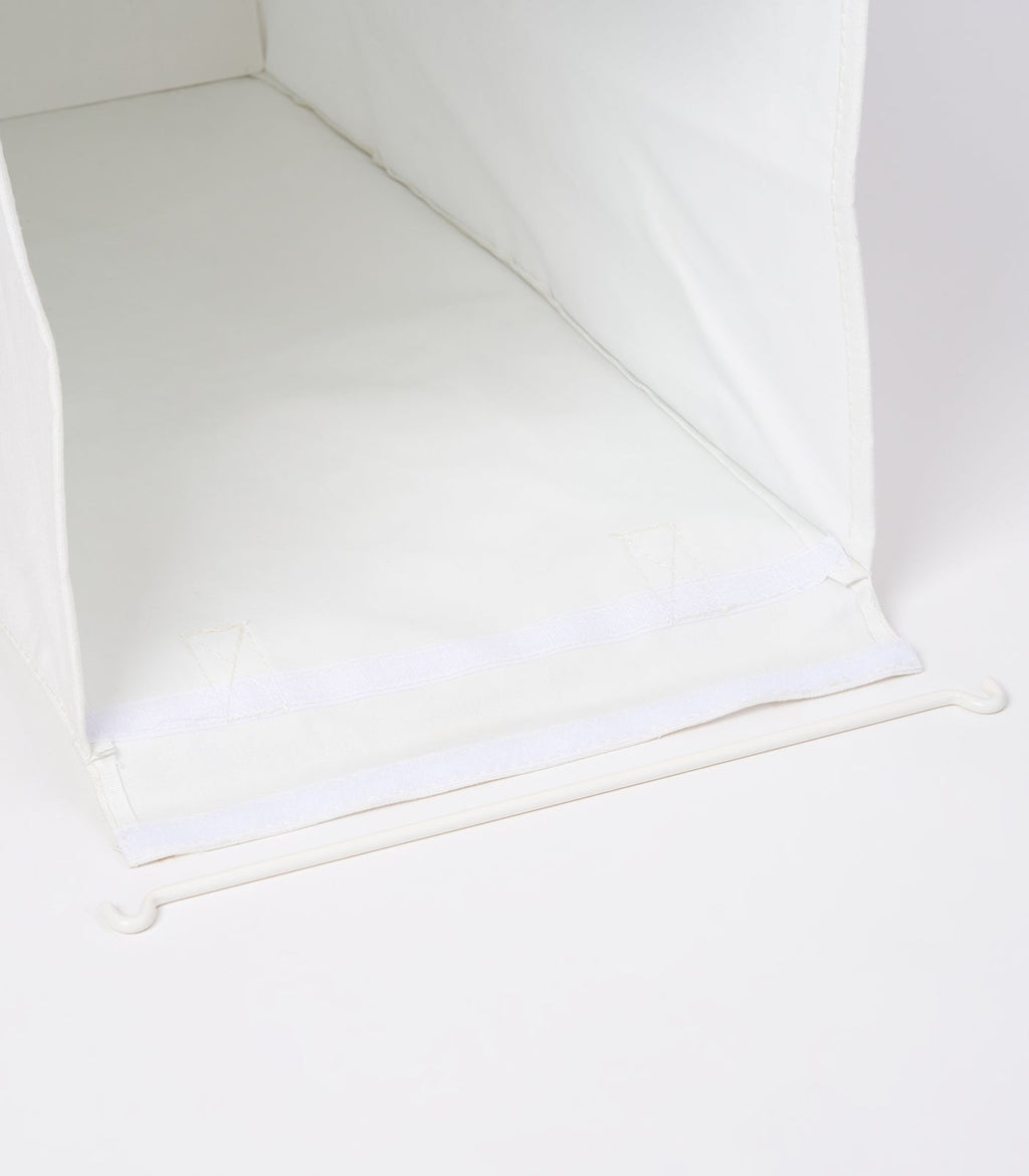 Laundry Hamper with Cotton Carry Bag in Steel Frame