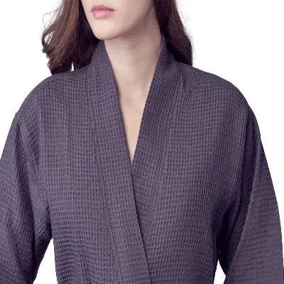 Waffle Spa Robe by Lotus Linen– Lightweight, Quick-Dry Spa Comfort