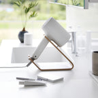 Hair Dryer and Flatiron Stand by Yamazaki Home