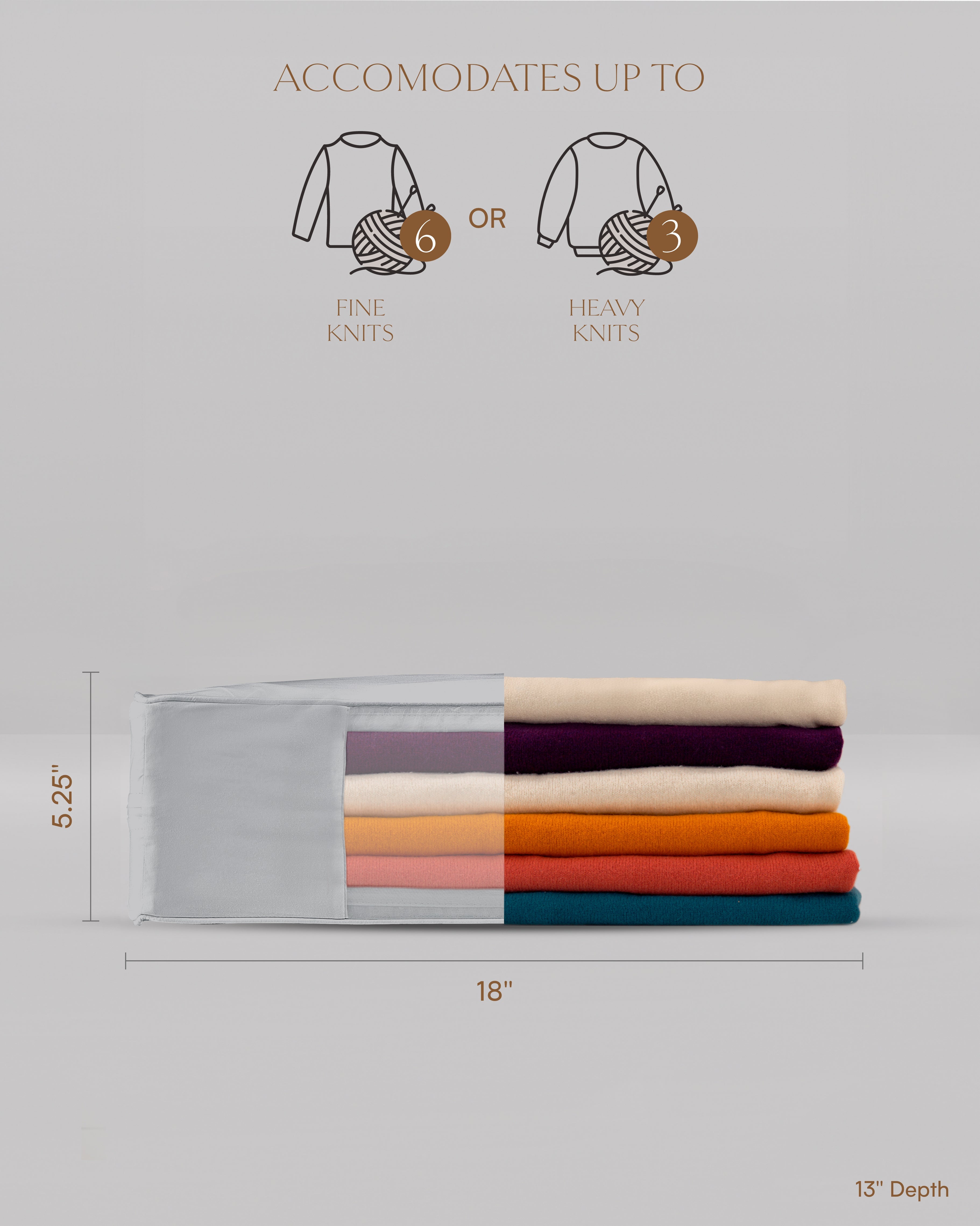 Extra Large Organic Cotton Storage Bag in Gray