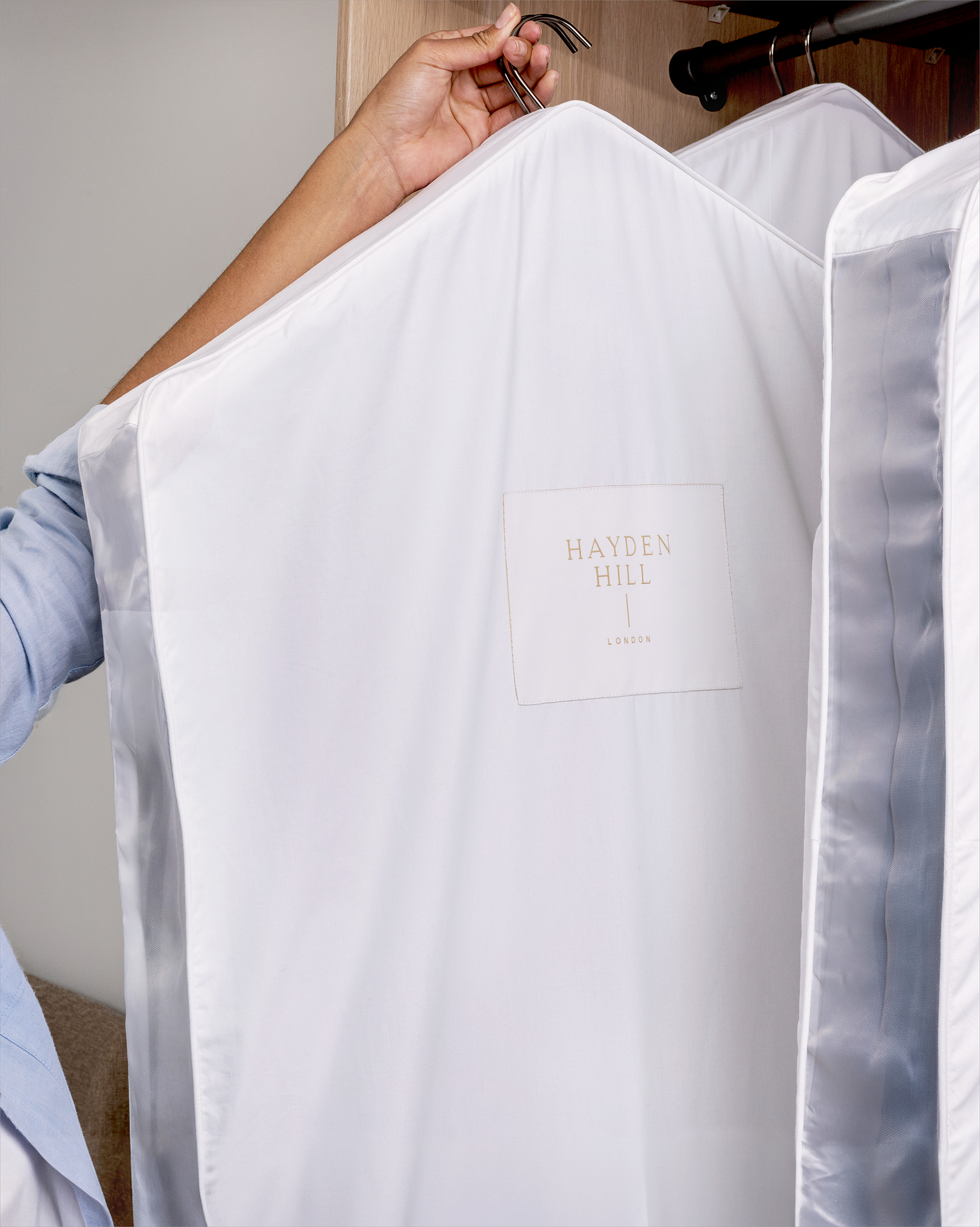 Long Organic Cotton Hanging Bag by Hayden Hill