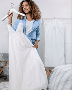 Long Organic Cotton Hanging Bag by Hayden Hill