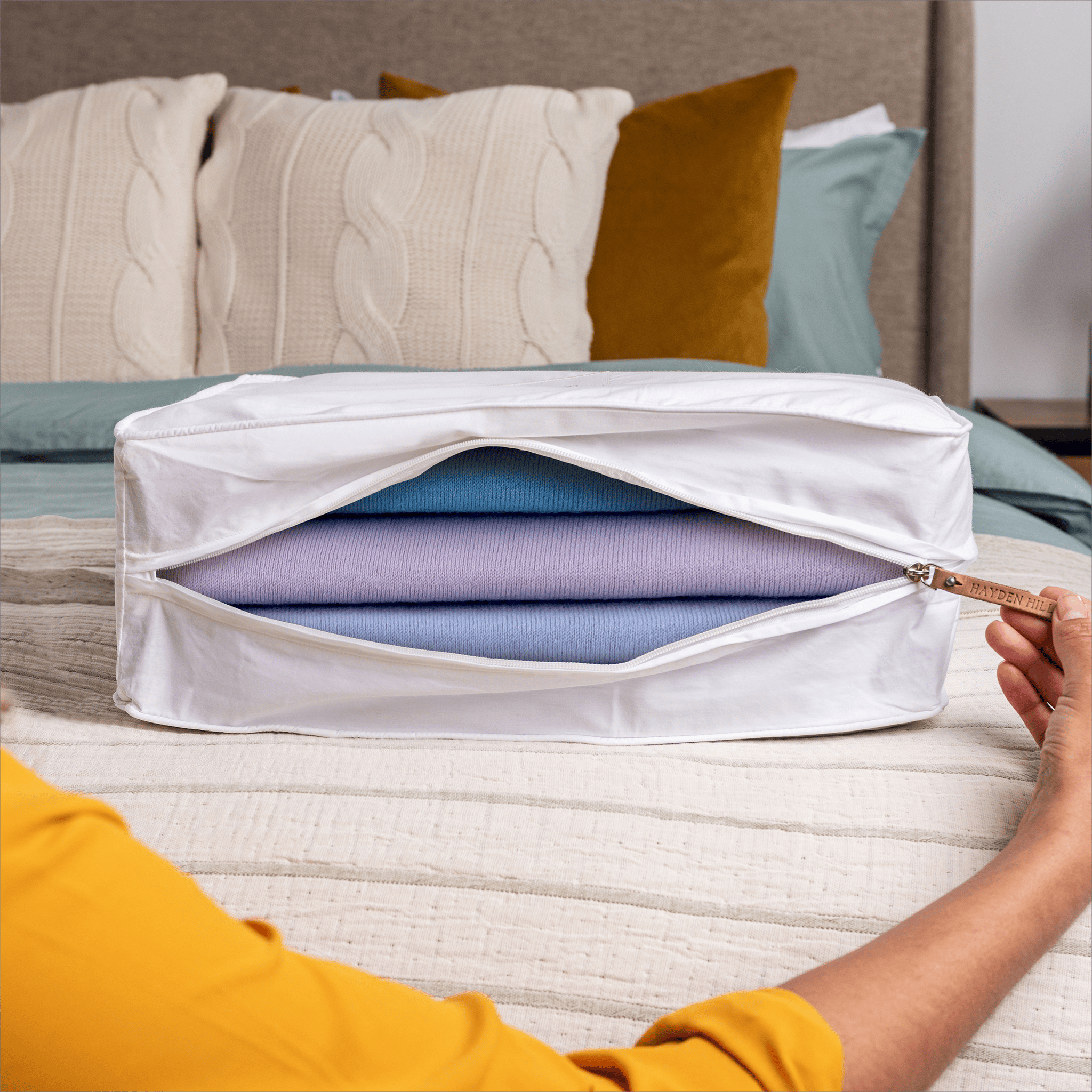 Large Organic Cotton Storage Bag by Hayden Hill
