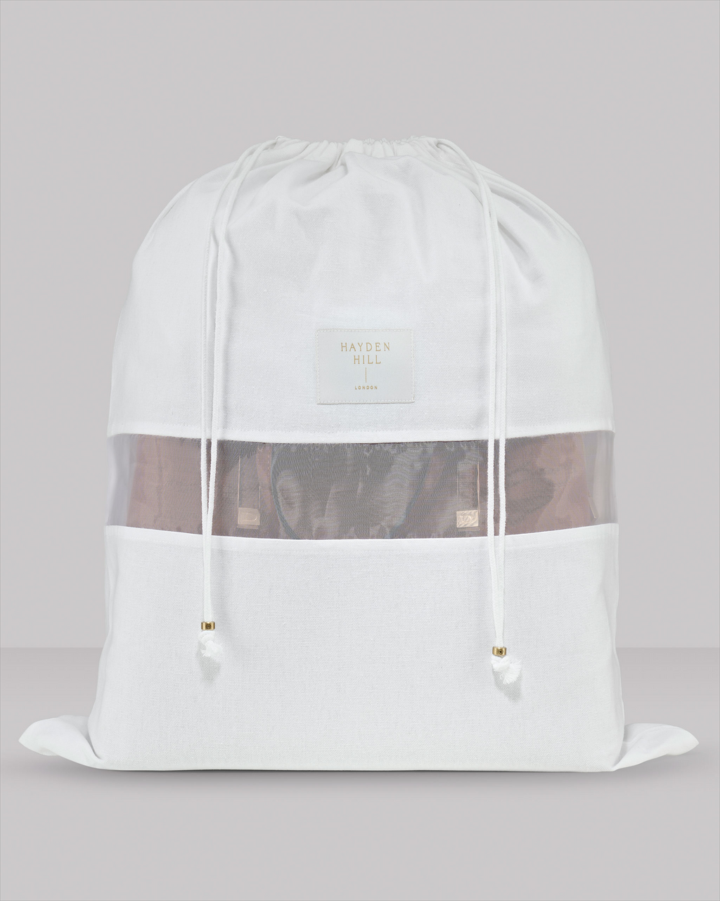 Organic Cotton Drawstring Storage Bags, set of 3