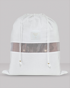Organic Cotton Drawstring Storage Bags, set of 3