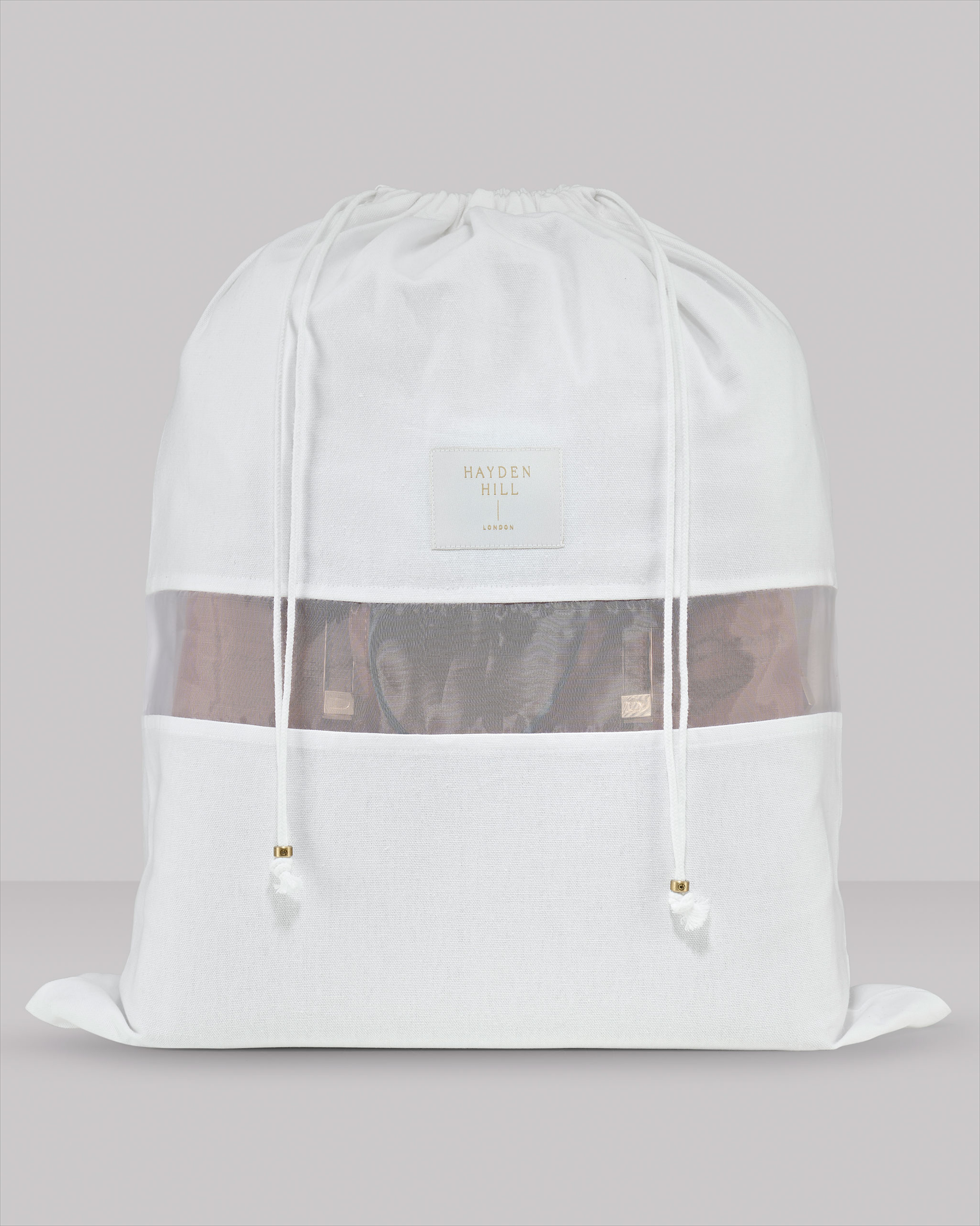 Organic Cotton Drawstring Storage Bags, set of 3