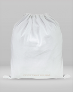 Organic Cotton Drawstring Storage Bags, set of 3