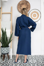 Waffle Spa Robe by Lotus Linen– Lightweight, Quick-Dry Spa Comfort
