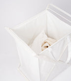 Laundry Hamper with Cotton Carry Bag in Steel Frame