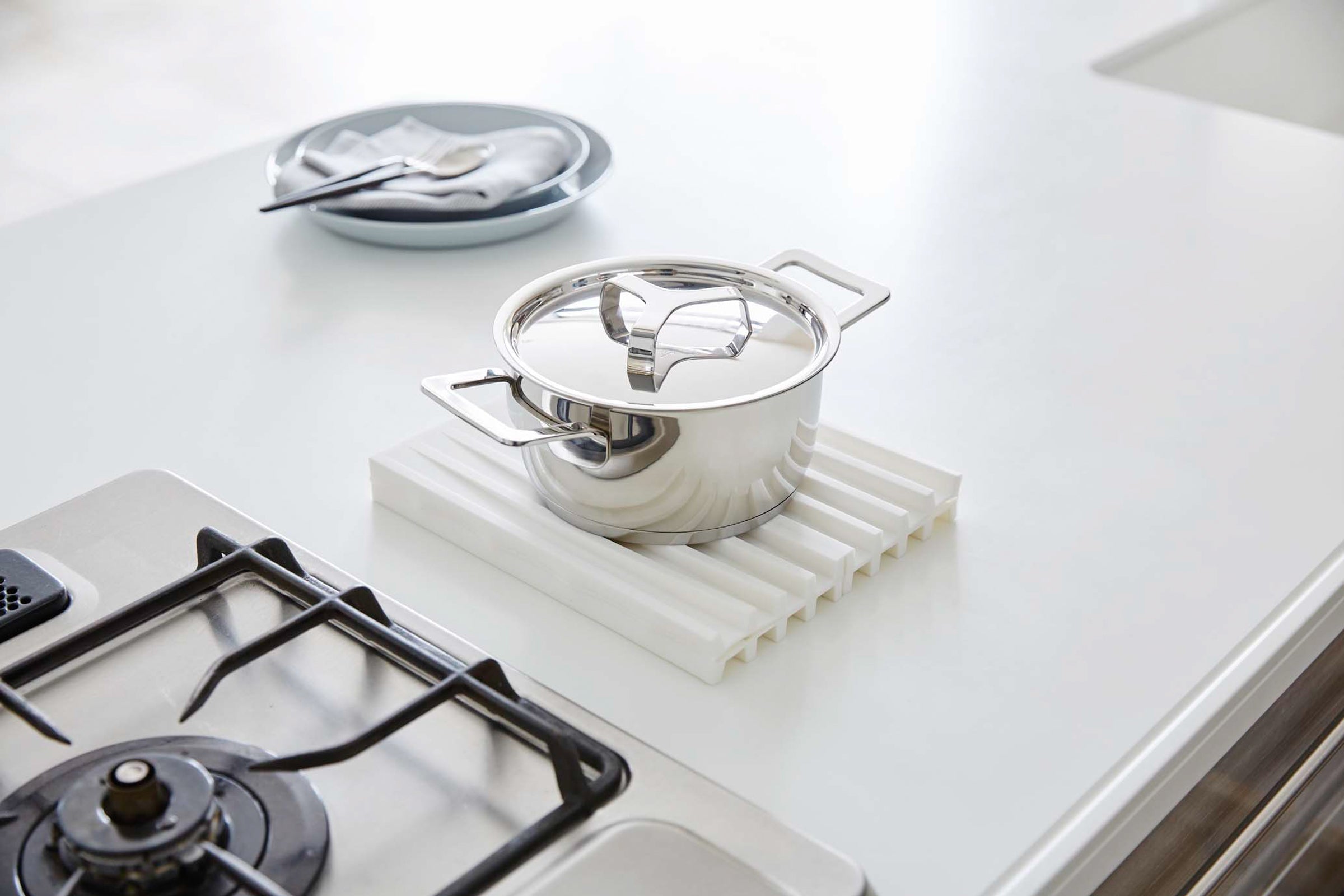 Folding Dish Mat-Pan Trivet by Yamazaki Home