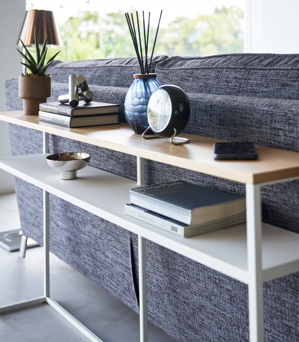 Slim Steel Console Table by Yamazaki Home