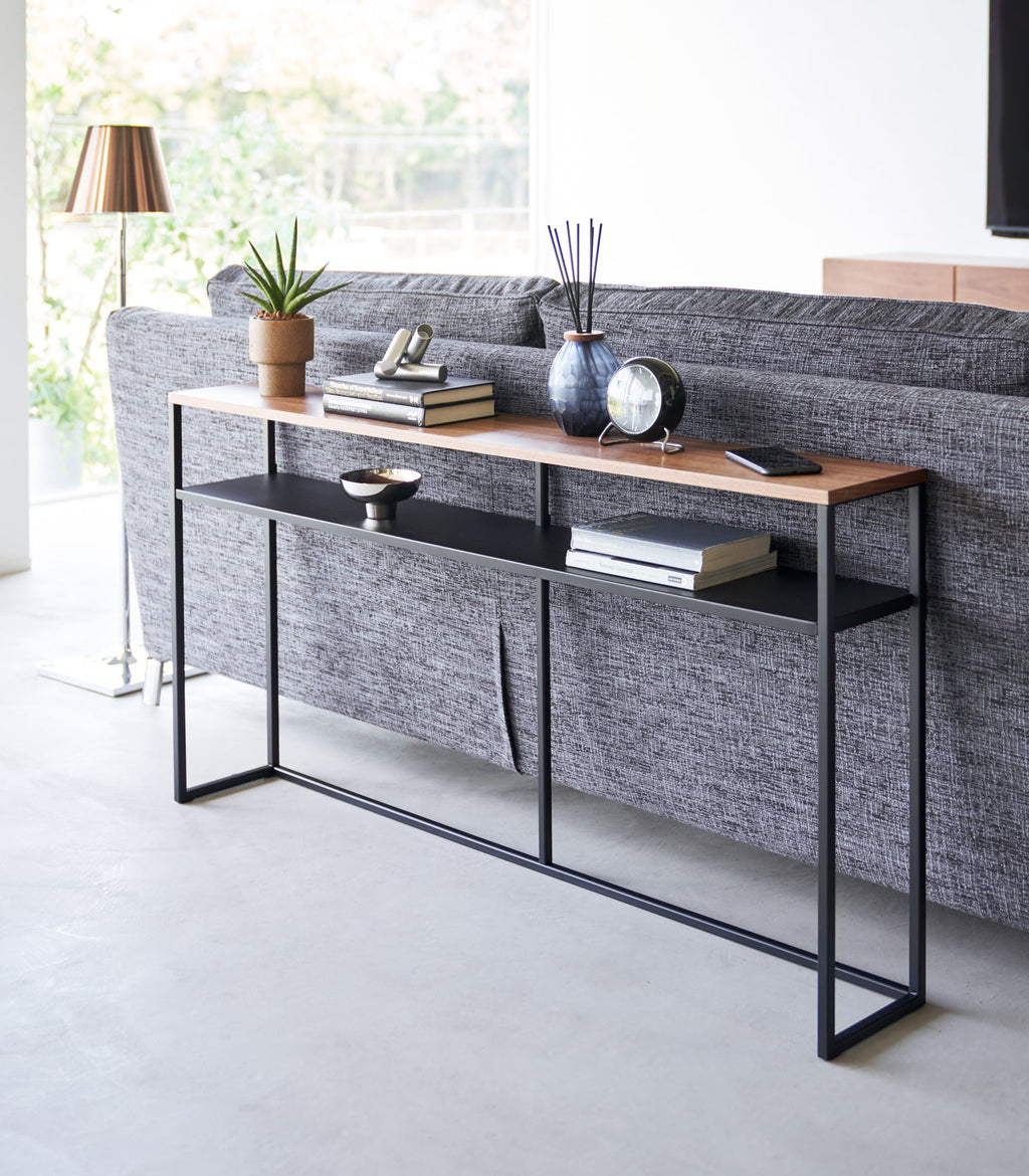 Slim Steel Console Table by Yamazaki Home