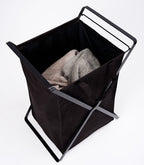 Laundry Hamper with Cotton Carry Bag in Steel Frame