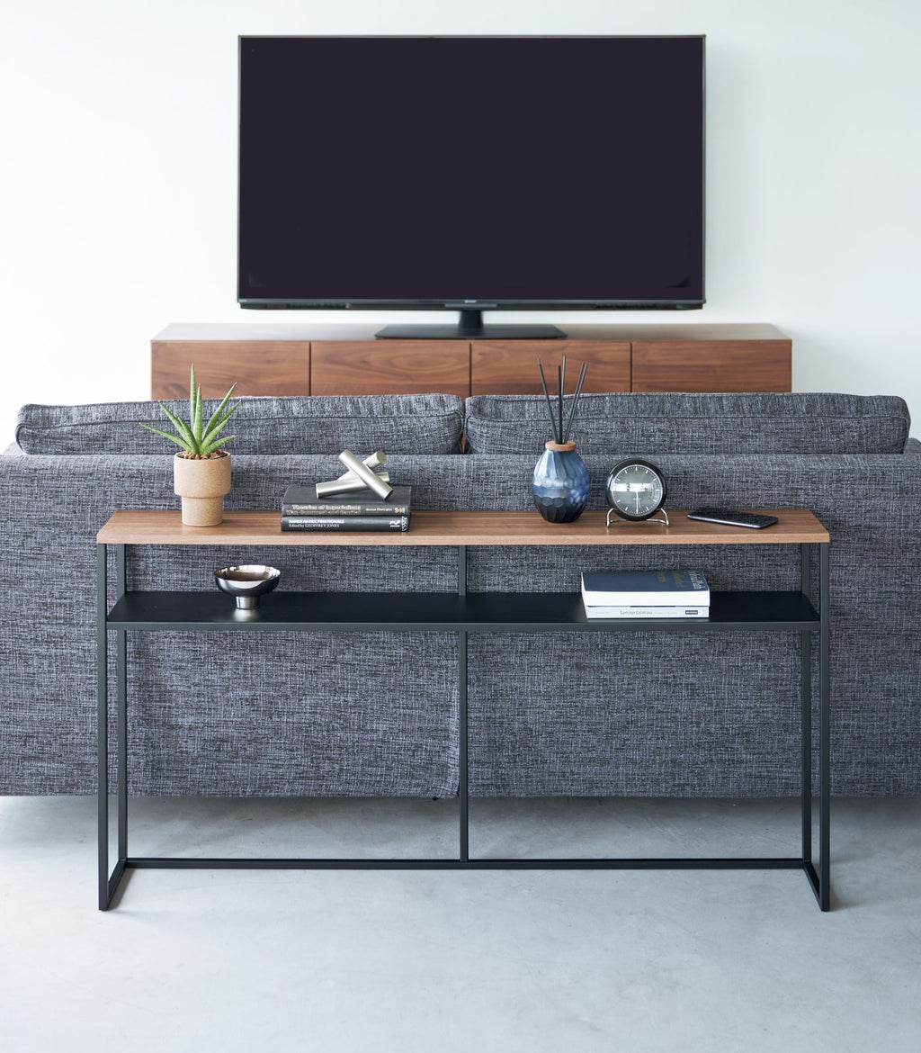 Slim Steel Console Table by Yamazaki Home