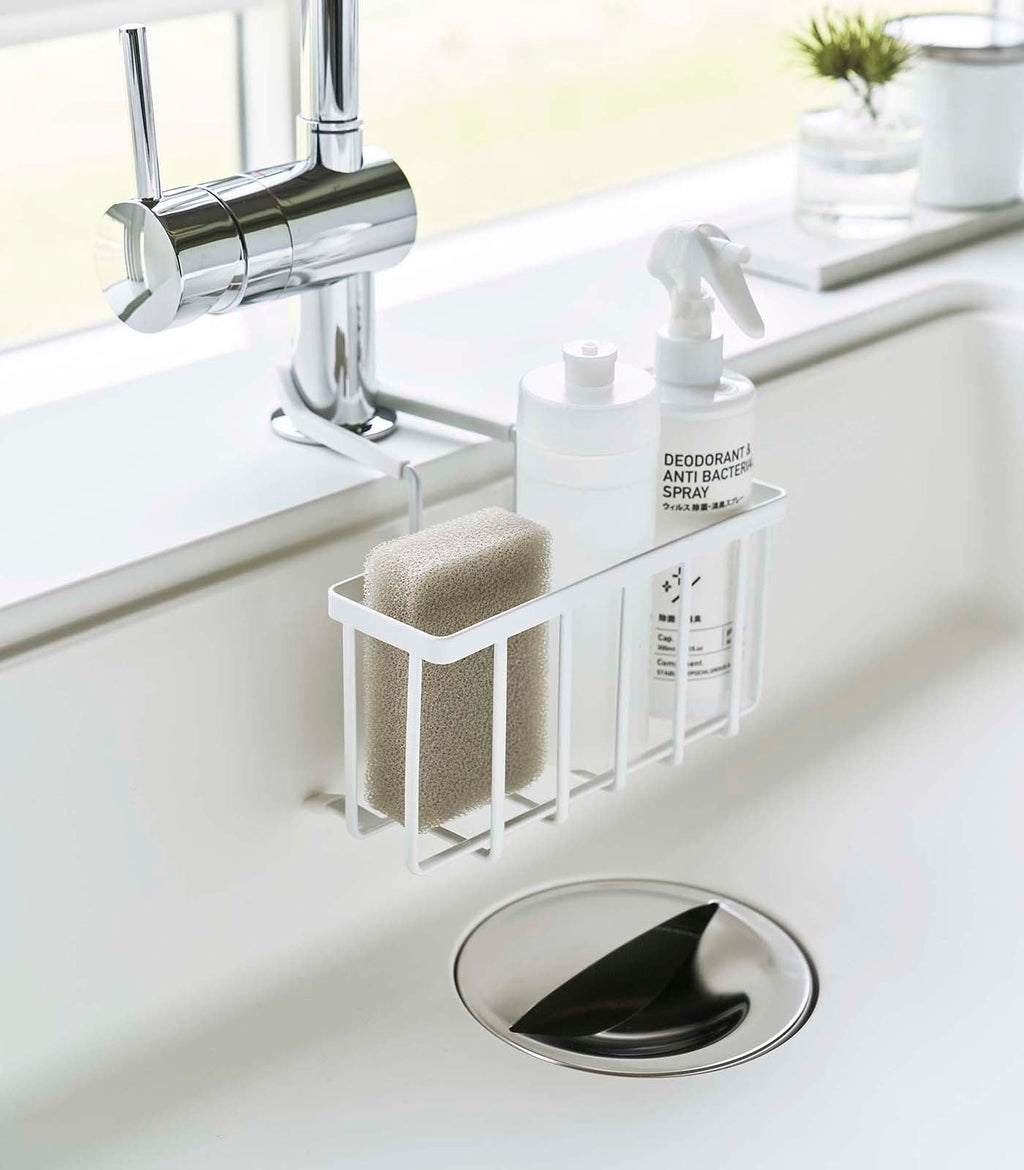 Faucet-Hanging Sponge Caddy by Yamazaki Home