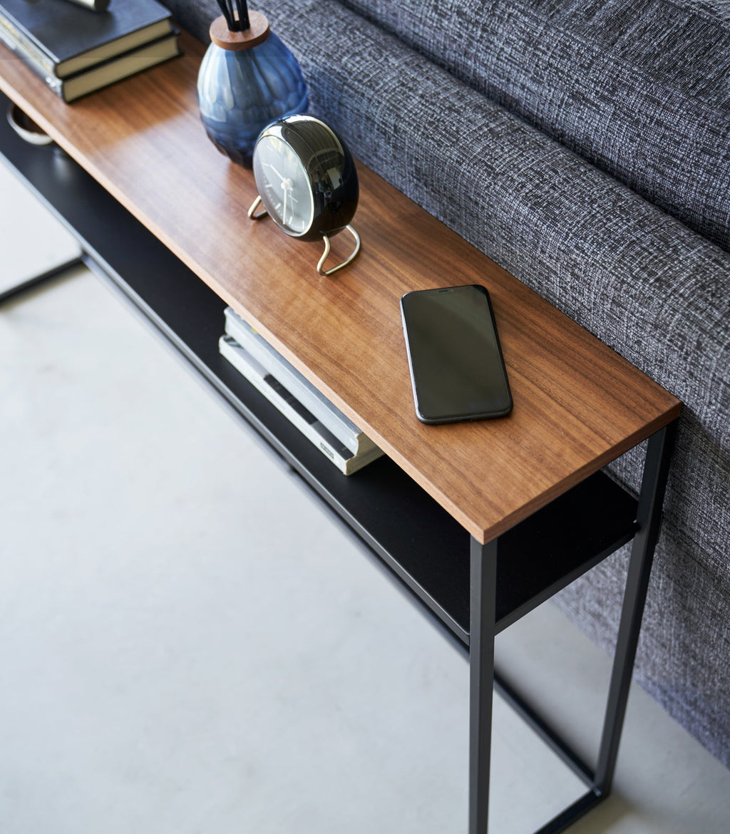 Slim Steel Console Table by Yamazaki Home