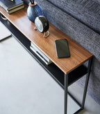 Slim Steel Console Table by Yamazaki Home