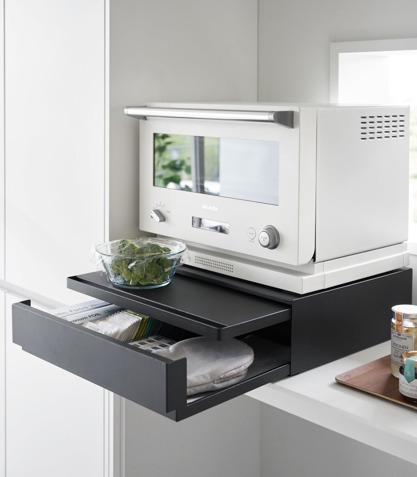 Countertop Caddy with Drawer and Shelf by Yamazaki Home