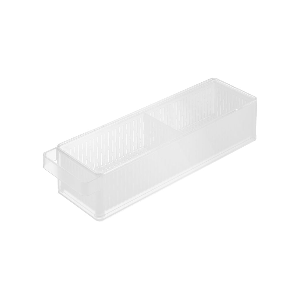 Storage Basket with Lid & Divider