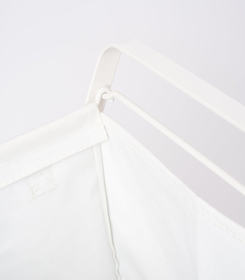 Laundry Hamper with Cotton Carry Bag in Steel Frame