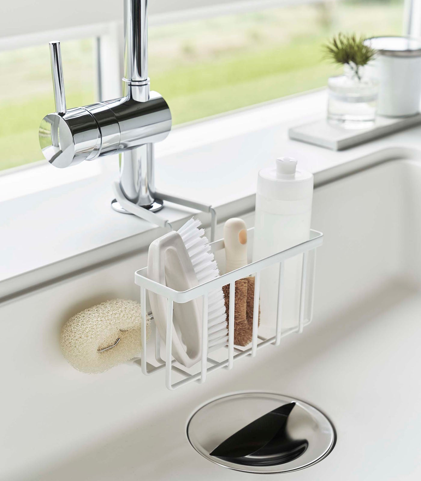 Faucet-Hanging Sponge Caddy by Yamazaki Home