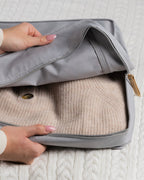 Extra Large Organic Cotton Storage Bag in Gray