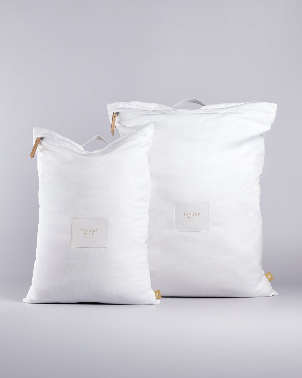 Organic Cotton Travel Laundry Bags, set of 2