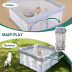 Indoor/Outdoor Baby Playpen by Babelio