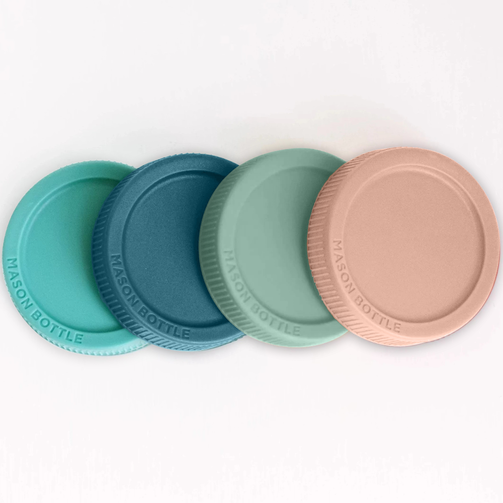 Plastic Storage Lids by Mason Bottle