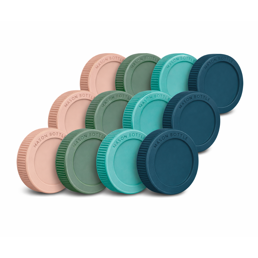 Plastic Storage Lids by Mason Bottle