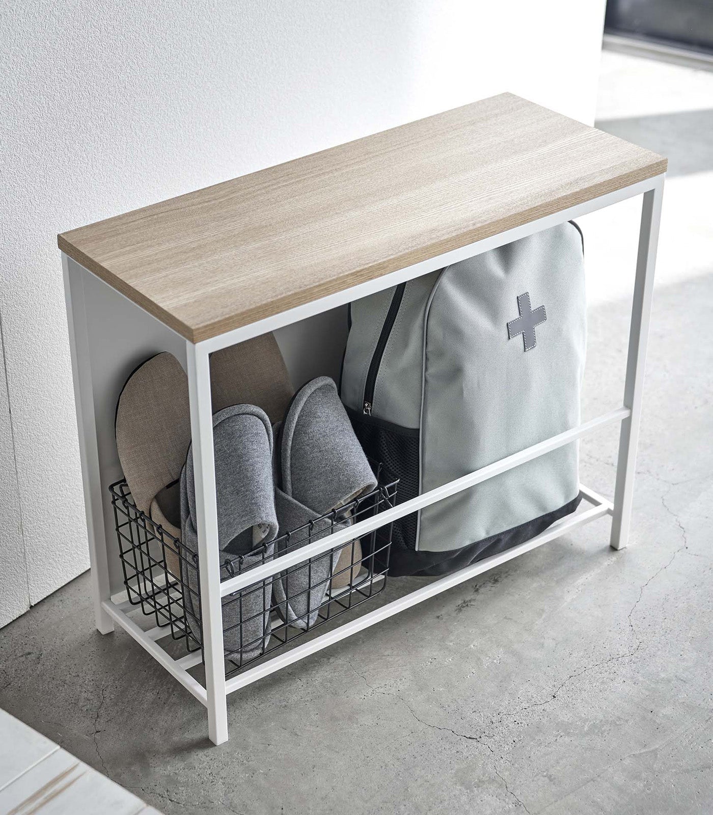 Entry Storage Organizer & Bench by Yamazaki Home
