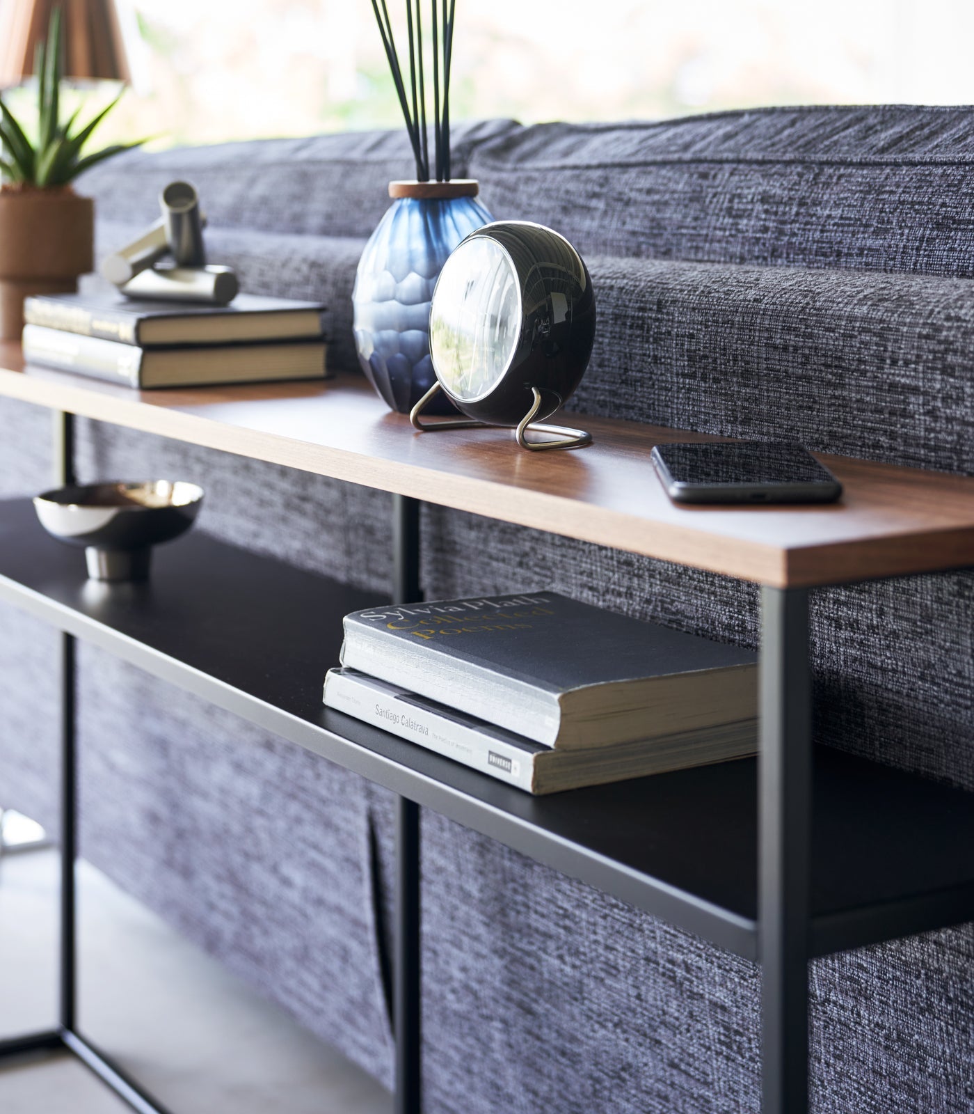 Slim Steel Console Table by Yamazaki Home